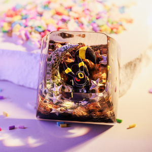 Teclas Artesanales Bosque Místico, Teclas Artesanales Personalizadas, Teclas Anime Lindas, Teclas Verdes, Juego de Teclas, Teclas de Madera - Product Image 1