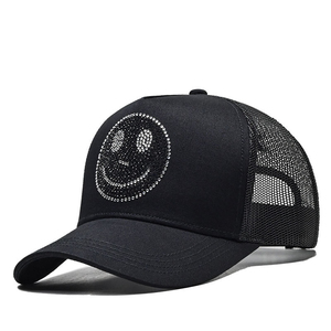 Casquette Trucker Structurée en Coton Classique OEM avec Logo Brodé Personnalisé, Casquette Trucker Snapback 5 Panneaux de Haute Qualité - Product Image 1