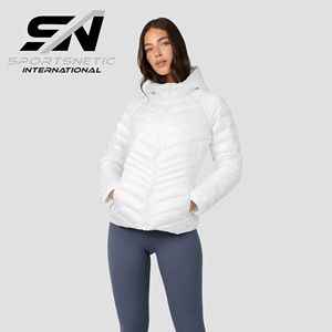 Veste matelassée pour femme, style streetwear, respirante, décontractée, à fermeture éclair, surdimensionnée, de qualité supérieure, pour l'hiver - Product Image 1