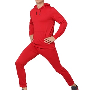 2026 OEM High Quality Breathable 100% Cotton Men's Red <b>Tracksuit</b> Custom Logo Printed Apparel Top Product <b>for</b> <b>Winter</b> Sale 2026 - Product Image 3