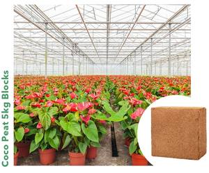 Haute qualité écologique noix de coco tourbe 5kg blocs haute rétention d'eau biodégradable pour le compostage des déchets-produit tendance - Product Image 5