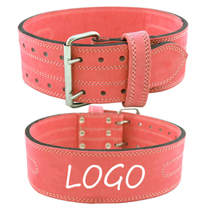 Weightlifting Leather Belt Durable 13mm Thick Genuine Leather Powerlifting Belt Adjustable <b>Strength</b> <b>Training</b> OEM Bulk Supply - Product Image 3