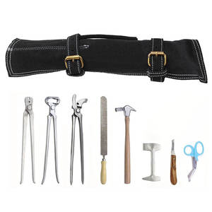 Kit d'outils de fermeur de sabots Surtechs, couteau à boucle ABScess de classe I, 2 pinces, polissoir, instruments chirurgicaux - Product Image 6