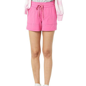 Shorts pour femmes de haute qualité, couleur unie, respirants, taille haute, design personnalisé, streetwear, surdimensionnés - Product Image 2