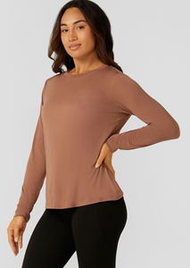 Camiseta de Manga Larga de Algodón para Mujer al por Mayor, Color Sólido, Informal, Lisa, Personalizable con Estampado - Product Image 2