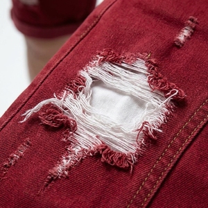 Men Cotton Denim Shorts Casual <b>Jean</b> Shorts Knee Length <b>Raw</b> <b>Hem</b> Summer Clothing Wholesale Supplier - Product Image 3