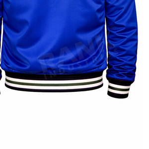 Chaqueta de Invierno Elegante con Acabado Suave, Chaqueta Varsity de Satén, Ligera, Cómoda y con Estilo - Product Image 5
