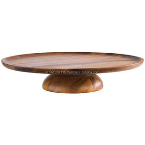 Soporte redondo de madera hecho a mano para Tartas en capas, magdalenas, mesas de postre para bodas y cumpleaños - Product Image 4