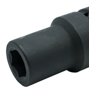 Douille à chocs profonde robuste de 3/4 pouce en acier Cr-Mo phosphate noir à 6 points hexagonaux longue pour réparation automobile/camion OEM DIY - Product Image 1