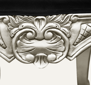 Fauteuil classique de luxe fait main en bois d'acajou blanc durable pour salon, idéal pour appartement et hôtel - Product Image 4