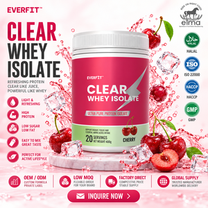 Fournisseur de poudre de protéines de lactosérum à la vanille en marque privée en Malaisie, fabrication OEM de shakes WPC sur mesure, croissance musculaire pour adultes, 20-29g - Product Image 1