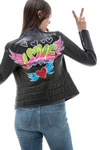 Chaqueta de Cuero PU para Hombre con Logotipo Personalizado, Suministro Directo de Fábrica - Product Image 6
