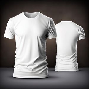 เสื้อยืดดีไซน์เนอร์ ผ้าโพลีเอสเตอร์/คอตตอน ด็อบบี้ คอโอ ทรงใหม่สำหรับฤดูร้อน สวมใส่สบาย ระบายอากาศได้ดี เป็นมิตรกับสิ่งแวดล้อม สำหรับผู้ชายและผู้หญิง ทรงปกติ - Product Image 2