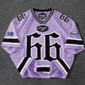 Camiseta de malla extragrande personalizada para mujer, estilo vintage deportivo, cuello en V, manga corta, venta al por mayor OEM ODM - Product Image 1