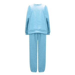 Conjunto Deportivo de Invierno para Mujer, Chaqueta con Cierre y Pantalones Jogger de Forro Polar, Conjunto de Dos Piezas Cálido, Venta al Por Mayor - Product Image 2