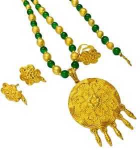 Micro anillo de dedo de oro para mujer, la mejor compra a granel, venta, atrapasueños fabricado, pluma, Dios, suerte, con cadenas de perlas, EE. UU., Europa - Product Image 1