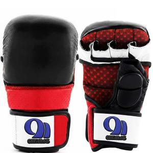 2025 Gants MMA d'impression de logo personnalisé pour hommes Gants de boxe confortables en cuir respirant et en cuir PU pour les arts martiaux - Product Image 5