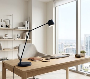 Nordic Minimalist Simple Drum Shade Metal Table Light LED Iron Frame Flexible Table <b>Lamp</b> for <b>Office</b> Using ODM OEM Factory - Product Image 4
