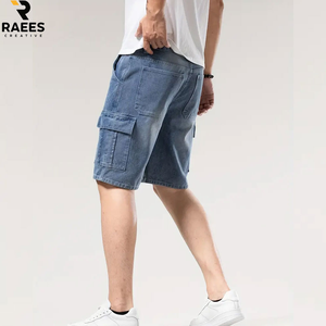 Pantalones Cortos de Mezclilla para Hombre a Precio Económico, Pantalones Cortos de Verano 100% Algodón, Pantalones Cortos de Mezclilla Lavados con Piedras - Product Image 3