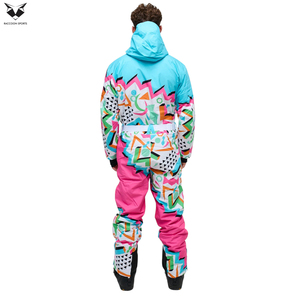 Traje de Esquí de Poliéster de Una Pieza, Resistente al Viento, Cómodo, con Logotipo Personalizado, Multicolor, Último Modelo, Superventas, Nueva Llegada - Product Image 3