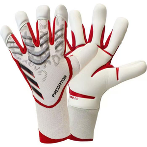 Gants de football en cuir de haute qualité avec surface antidérapante, intérieur doux et confortable, sécurité du gardien de but, utilisables en extérieur - Product Image 2