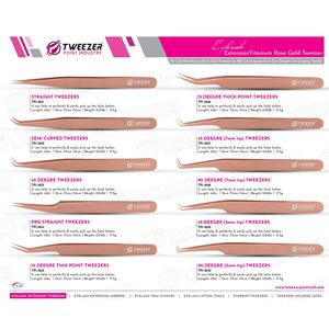 Boîte personnalisée pour 2 pinces à épiler japonaises en acier inoxydable avec emballage en carton assorti et logo - Product Image 6