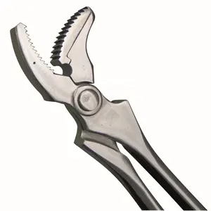 Ferramentas veterinárias para nail clincher, ferramenta de pó revestida em aço preto/nail horseshoe clincher/farrier hoof clincher, instrumentos de cavalo