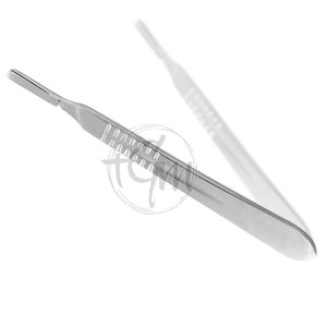 Cuchilla de precisión con mango de calidad médica que ofrece estabilidad y comodidad para tareas de corte detalladas. Instrumento reutilizable. - Product Image 2