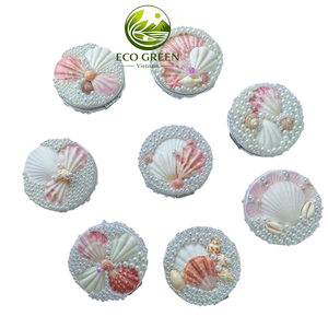 Premium Handmade <b>Compact</b> <b>Mirror</b> Shell Art Cosmetic <b>Mirror</b> Portable Pocket <b>Mirror</b> Gift for Women - Product Image 3