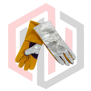 Guantes de Soldadura TIG MIG de Cuero Resistentes al Calor, Antideslizantes, Resistentes a Desgarros, Transpirables, Sin Silicona, Anticorte, Antiestáticos - Product Image 1