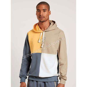 Sweat à capuche d'hiver pour homme, plusieurs couleurs, molleton 100 % coton premium épais 450 g, respirant, effet perforant, fermeture éclair intégrale - Product Image 3