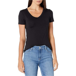 เสื้อยืดสตรีเสื้อยืดสีพื้น - Product Image 2