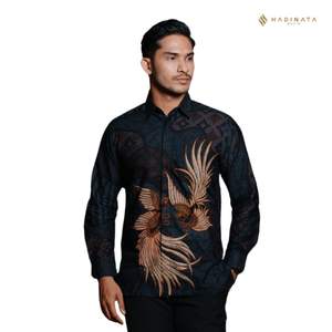 Chemise sans manches en batik pour homme, de qualité supérieure, écologique, décontractée, fabriquée en coton 50s, faite à la main en Indonésie, par PJG - Product Image 5