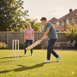 Juego de Críquet de Madera para Niños de Alta Calidad, Ligero y Duradero, Ideal para Entrenamiento y Práctica - Product Image 5