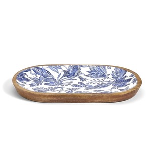 Best Selling Wooden Bowl With <b>Enamel</b> Work For Dining Table Decor Enhancing Traditional And Modern Home Serving Style - Product Image 1