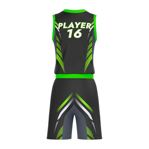 Professional Basketball Uniform Set Men Sublimation Printed Jersey Shorts Team Sportswear Custom Design OEM - Product Image 2