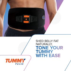 Masajeador Corporal Tummy Pulse, Máquina TENS para Reducción de Grasa Abdominal, Control de Tiempo, Recargable por USB, Masaje Eléctrico, Fisioterapia - Product Image 5
