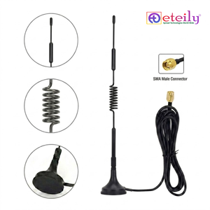Antena Magnética Vertical Eteily Modelo ET-5G15M-1L3-SMS-S16 5G 15.0dBi con Cable RG174 para Conector Macho, Fabricada en India - Product Image 1