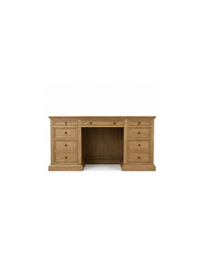 Luxury Executive Workstation Classic Office <b>Desk</b> Acoustic Privacy Panel Corporate Headquarters Workspace - Product Image 1