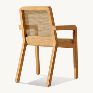 Modern Solid Teak Dining <b>Chair</b> Handmade Wooden <b>Restaurant</b> <b>Chair</b> Natural Wood Finish Wholesale Export Furniture Supplier - Product Image 6