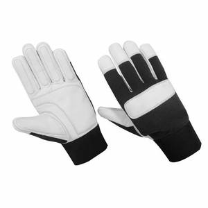 Guantes de Trabajo de Cuero de Cabra, Resistentes a la Abrasión, Protección para las Manos, Resistentes al Calor, para Construcción y Jardinería - Product Image 2
