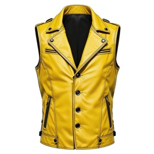 Chaleco de Motociclista de Cuero Genuino Hecho a Mano, Diseñado para Motociclistas que Buscan Resistencia Duradera, Diseño Clásico y Uso Cómodo - Product Image 6