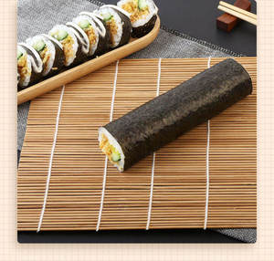 BEST-SELLER |   Tapis à rouler en bambou pour la présentation des aliments, la formation de rouleaux de sushi et les activités culinaires au Vietnam - Product Image 3