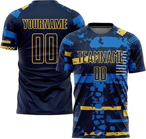 Maillots de football et de football américain de la nouvelle saison avec logo personnalisé, 100% polyester, options de couleur personnalisées pour l'équipe, vêtements de sport de haute qualité - Product Image 4