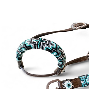 Ensemble de sangles de poitrine en cuir de vache argentin d'origine occidentale de haute qualité ODM Headstall de cheval Fabricant en vrac OEM - Product Image 3