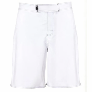 Shorts de Playa Blancos Lisos Personalizados para Hombre, Secado Rápido, Marca Privada OEM - Product Image 1