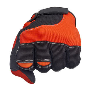 Guantes de Motocicleta Unisex Rojos y Negros, Transpirables, con Pantalla Táctil, Dedos Completos, Palma de Cuero Reforzada, Agarre Ligero y Elástico - Product Image 5