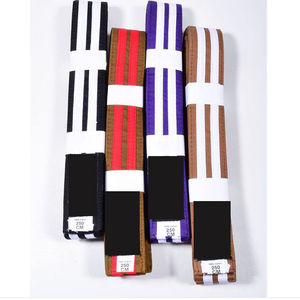 Ceintures de karaté haut de gamme en gros, fabricant de ceintures d'arts martiaux brodées sur mesure, ceintures noires 100% coton, fournisseur OEM - Product Image 5