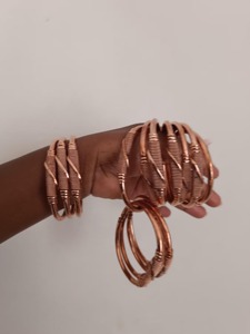 Unisex Elegant Handcrafted <b>Copper</b> Brass <b>Bangle</b> Premium Quality Handmade Fashion Jewelry Jewelry Findings - Product Image 6