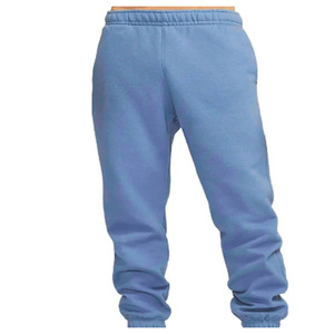 Pantalon de survêtement unisexe en coton épais 320 g/m², imperméable, écologique, décontracté, coupe droite, avec cordon de serrage – Vente en gros - Product Image 4